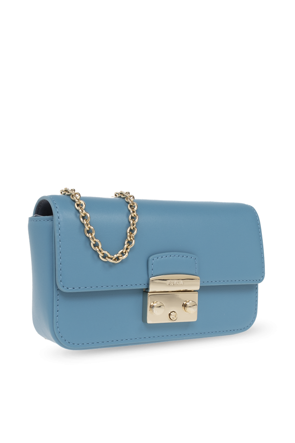 Blue 'Metropolis Mini' shoulder bag Furla